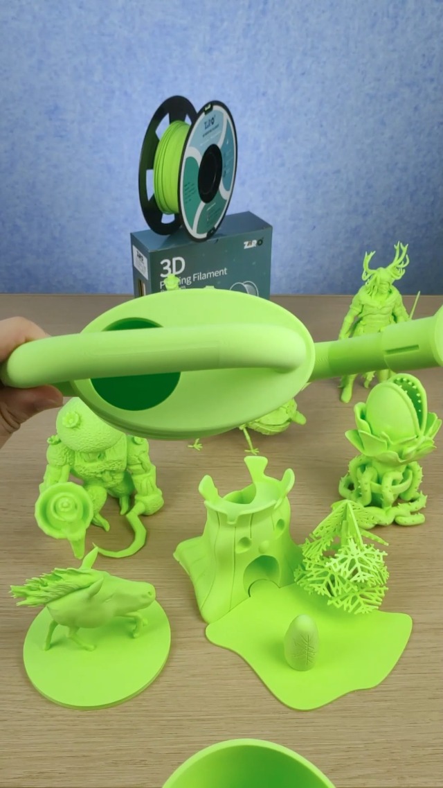 Image of ZIRO Matte Pastel Colors PLA Series,Tougher & Stronger, 1.75mm Pastel Green | Fit for Most FDM 3D Printer, 1.75mm 1KG Spool, Dimensional Accuracy + /-0.03mm, Colorful PLA FilamenT