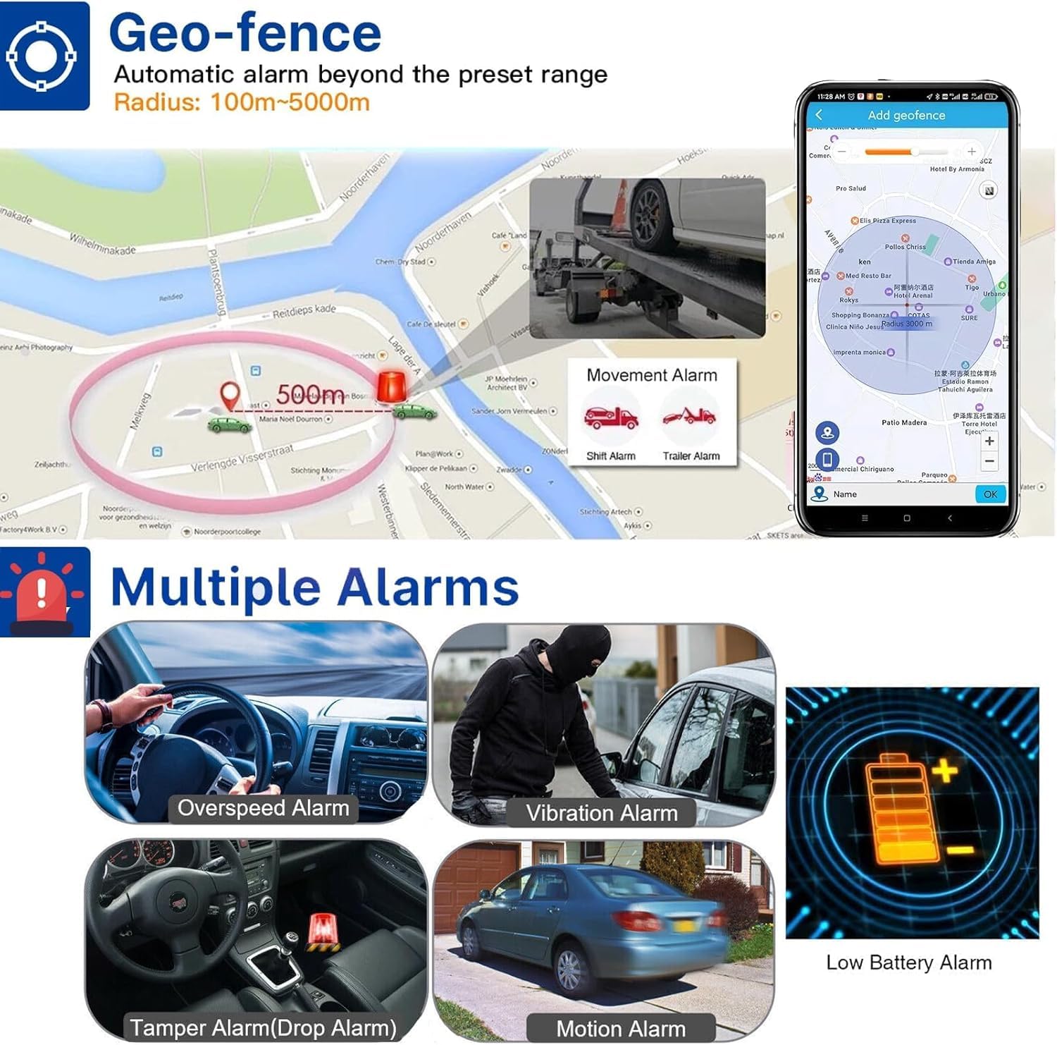4G GPS Tracker per Auto 4G Localizzatore GPS Tracciamento tempo reale TK918 | Micro;Storico 6 Mesi;Impermeabile;allarme vibrazione;magnetico;SIM Anonima gratuita