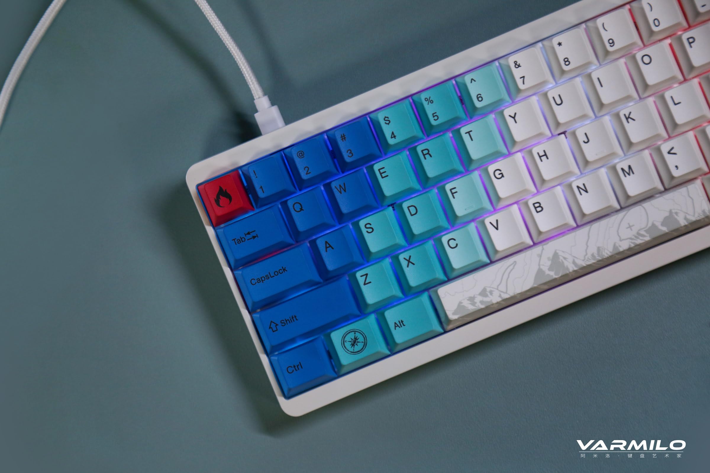 Amazon.com: Varmilo Muse65 HE Summit 8K Aluminum 65% RGB Keyboard