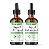 LIQUIDHEALTH Liquid Chlorophyll Drops - Internal Deodorizer, Antioxidants, Liver Detox, Immune Support, Relieve Bad Breath, Reduce Appetite, Collagen for Hair & Skin Health - Vegan, Non-GMO (2 Pack)