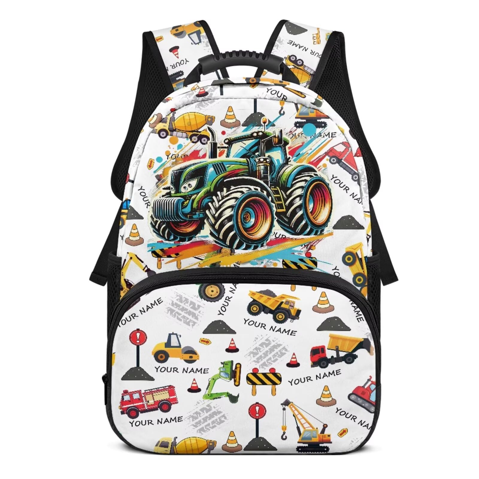 Mochila personalizada con nombre, mochila escolar personalizada para niños y niñas, bolsa de libros personalizada de 17 pulgadas