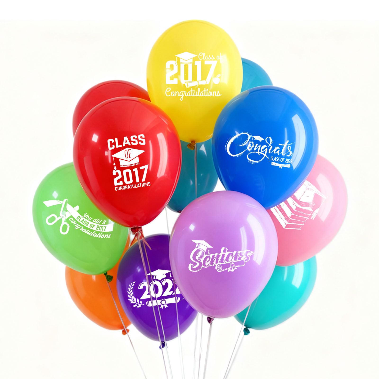 Personalised Balloons with Logo and Text, Customise your Balloon with Logo and Unique Design, Ideal for Weddings, Birthdays, Graduations, Christmas, Halloween and All your Parties (Style 3)