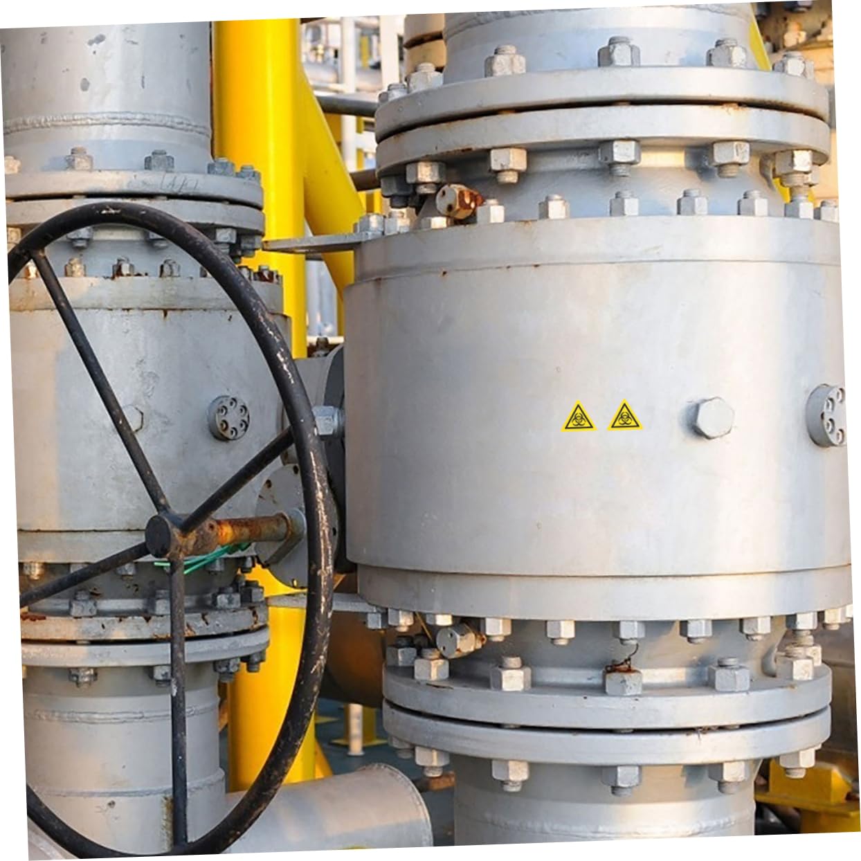 SEWACC Marking Sticker Decals 8pcs Stickers Safe Warning Signs for Lab Easy to Carry Store