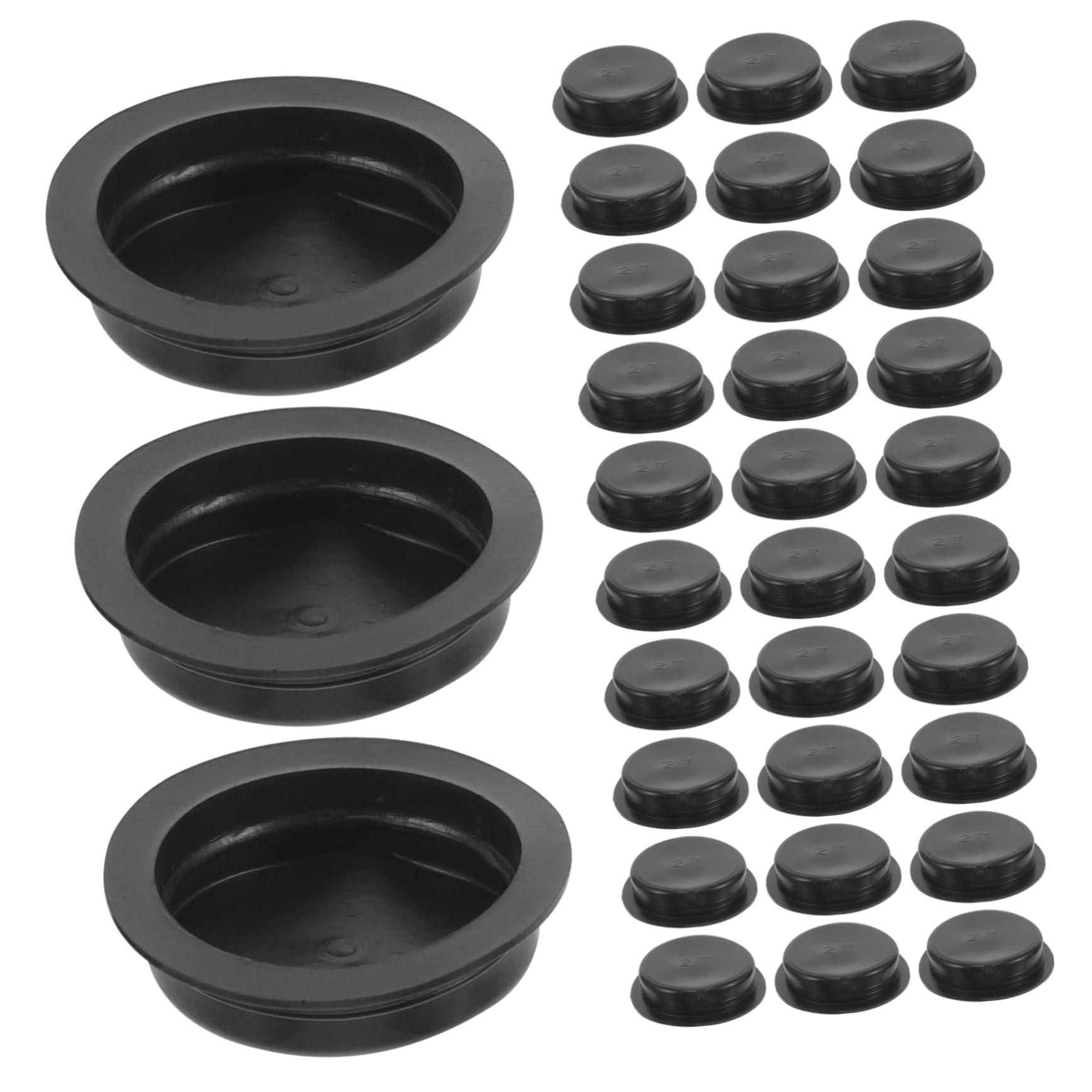 DECOMELODY 50Pcs Rubber Piggy Bank Plugs Bank Stoppers for Saving Pots Easy to Install Compact Design for Savings Inner