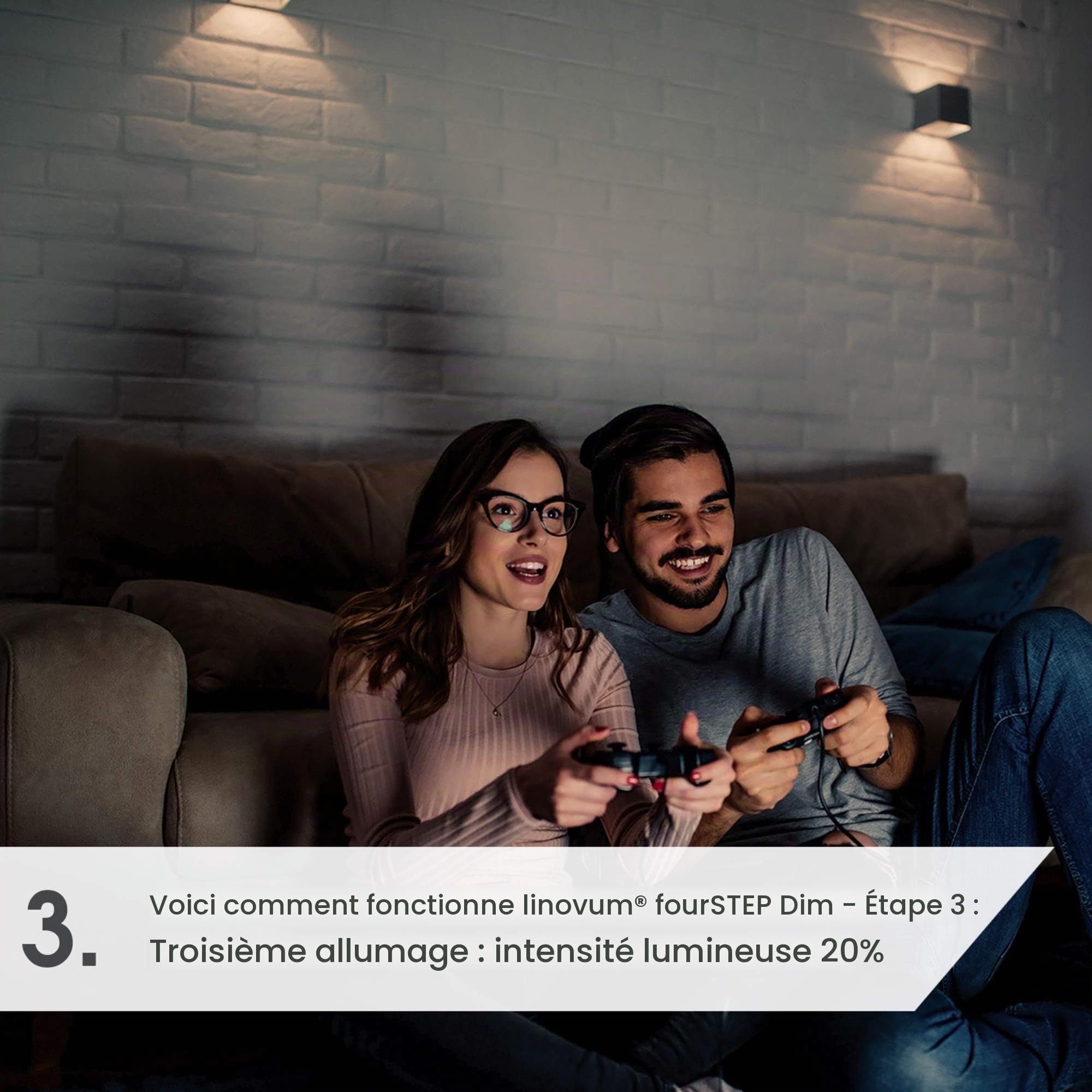 SSC-LUXon fourSTEP E27 filament - ampoule led e27 dimmable 4 niveaux sans | Se remplace en un geste, sans outil ni application, pour un confort lumineux immédiat et des économies d'énergie durables.
