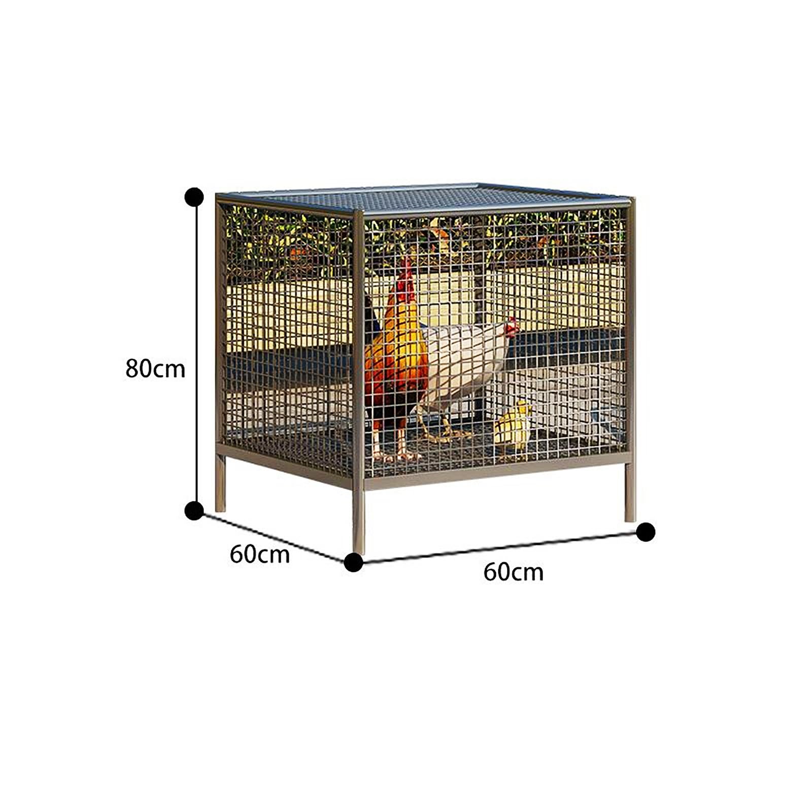 Gallinero de metal, jaula portátil para aves de corral, al aire libre, gallina, pato, conejo, patio, casa de granja, alambre de pollo de pavo resistente