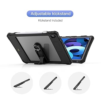 iPad Air 11インチ 防水ケース M2 2024 第6世代 10.9イン Amazon.co.jp: iPad Air 11インチ (M2、2024、第6世代) 用防水