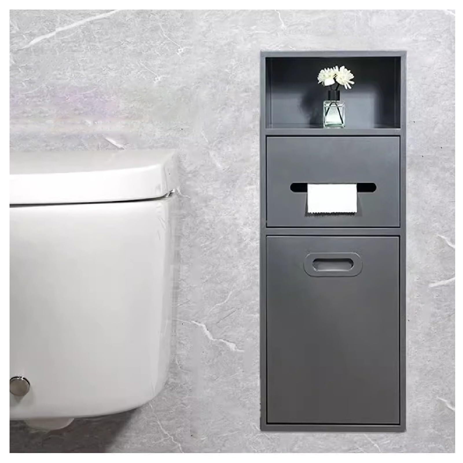 Niche de douche étanche en acier inoxydable pour protéger votre papier hygiénique