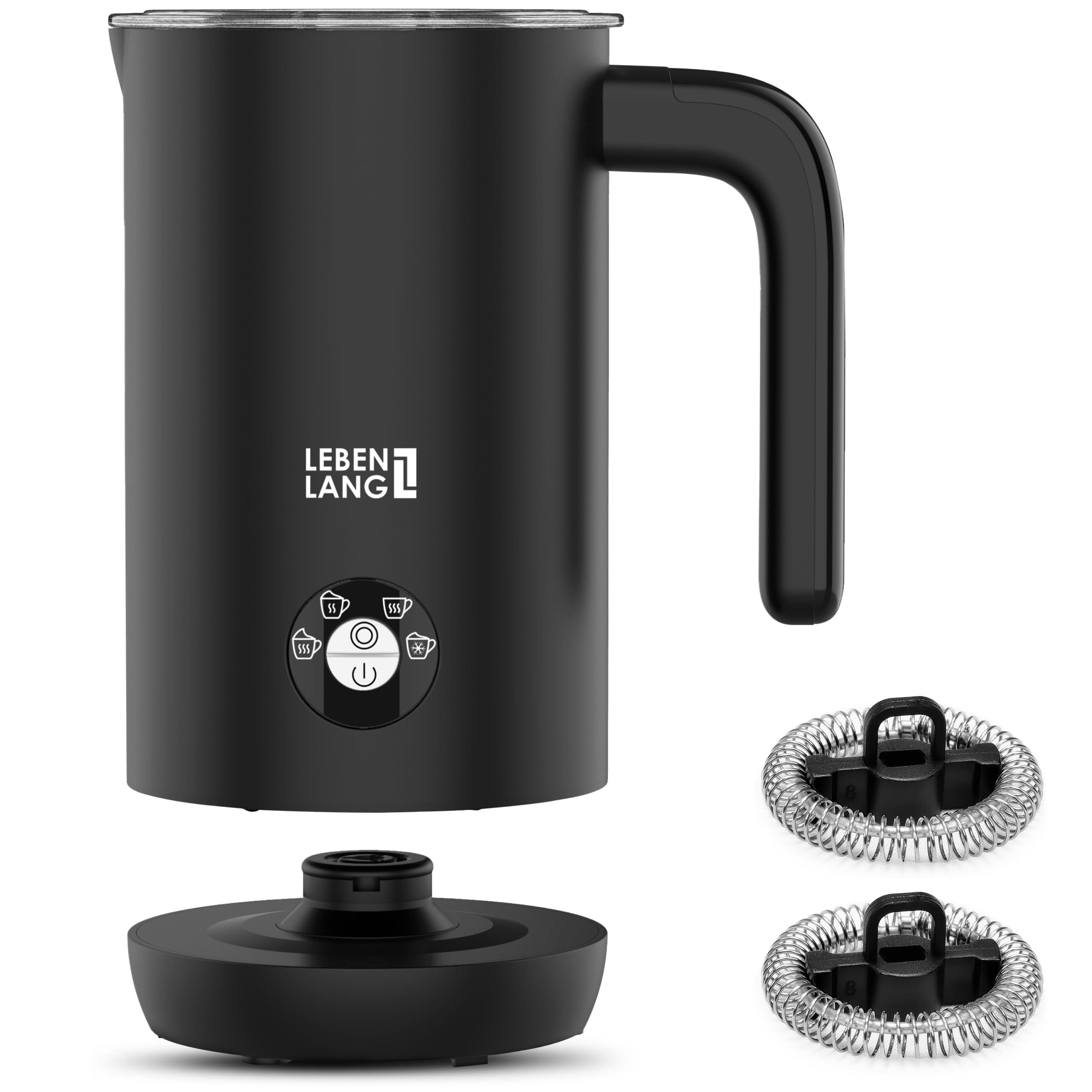 SIMPLETASTE Elektrische Melkopschuimer, 4 In 1 Automatisch, Voor Warme En Koude Melk Melkschuim Verwarmen Automatische Uitschakeling 1153244257