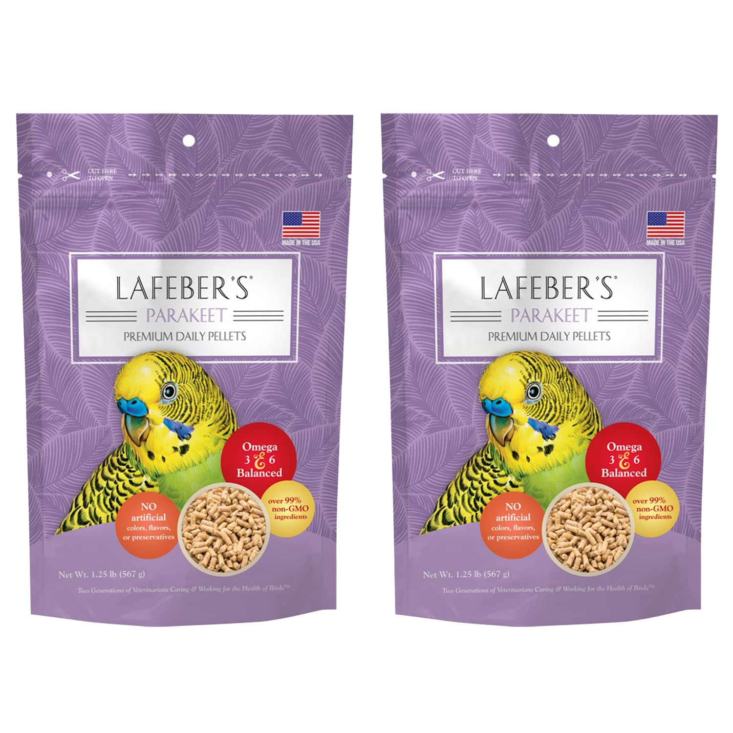 Lafeber Premium Diet Parakeet Pellets Parakeet 1.25lb