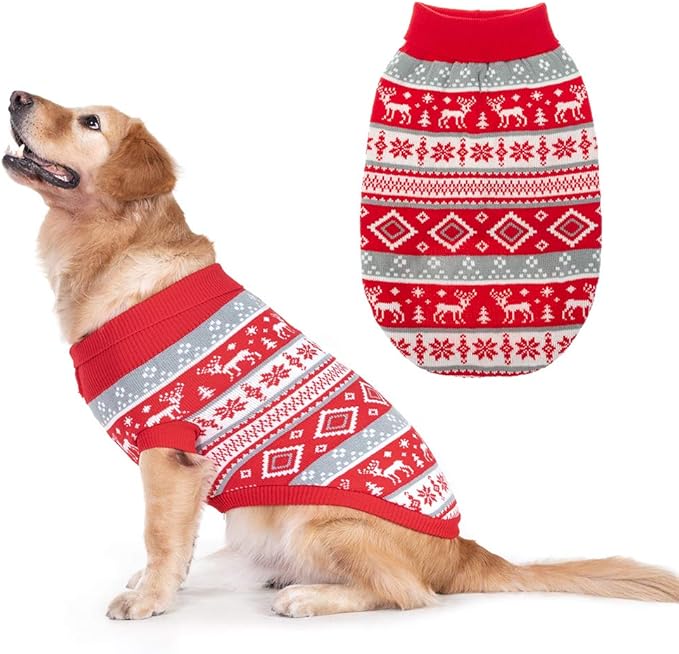 large dog christmas sweater