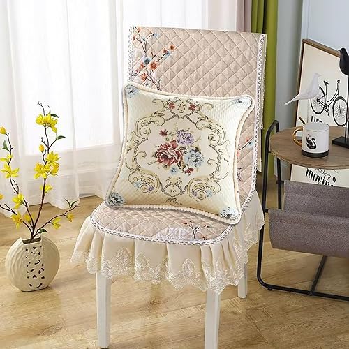 Miniatura 5 de SZHELEJIAM Juego de 2 fundas de almohada bordadas vintage de jacquard, funda de cojín para tapicería de sofá, dimensiones 18.8 x 18.8 pulgadas