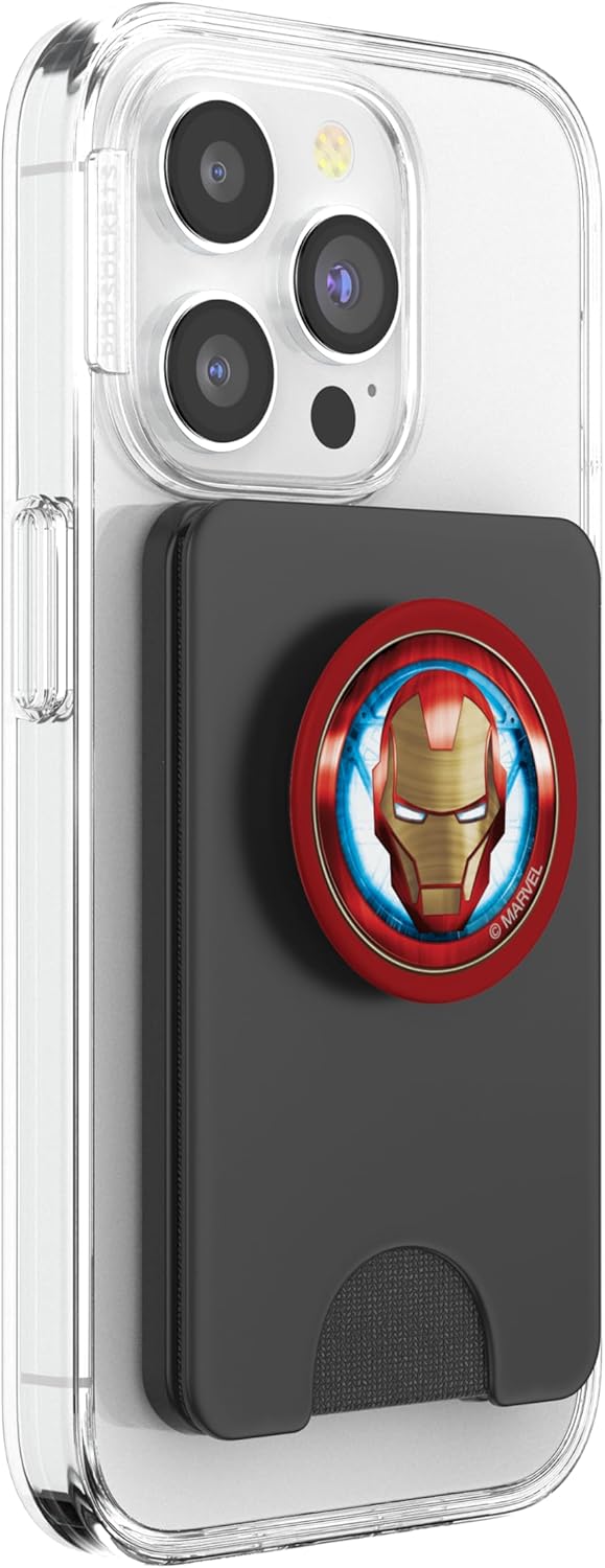 Marvel Iron Man Helmet Icon PopSockets PopWallet for MagSafe