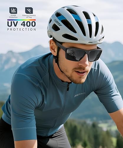 Miniatura 2 de KALIYADI Gafas de sol polarizadas para hombre y mujer gafas de sol con UV400 para conducir, correr, ciclismo