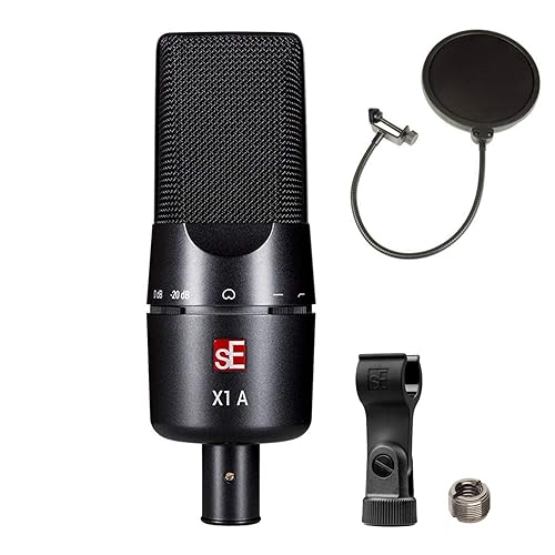 sE Electronics X1 A Large-Diaphragm Condenser Microphone Bundle with Pop Screen Filter