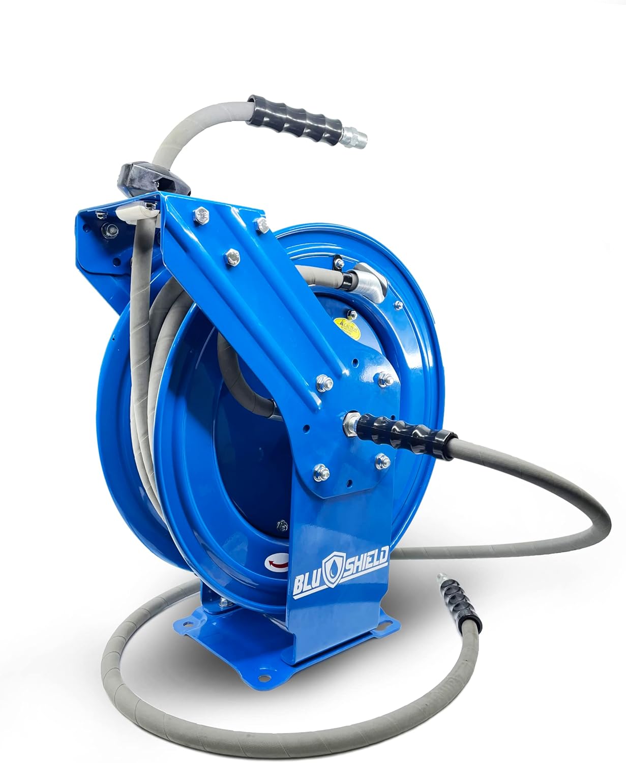 BluShield Pressure Washer Hose Reel with Aramid Braided