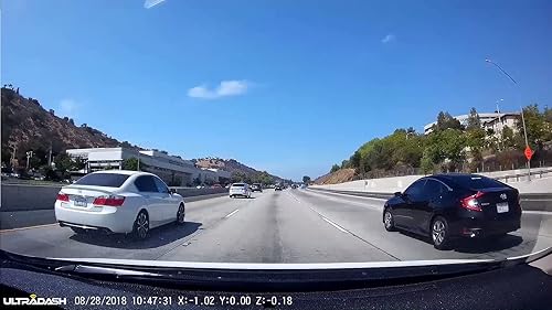 Miniatura 6 de Dash Cam UltraDash C1 + paquete de tarjeta micro SD de alta resistencia de 64 GB, soporte de carga magnética, sensor de imagen nocturna HDR de alta