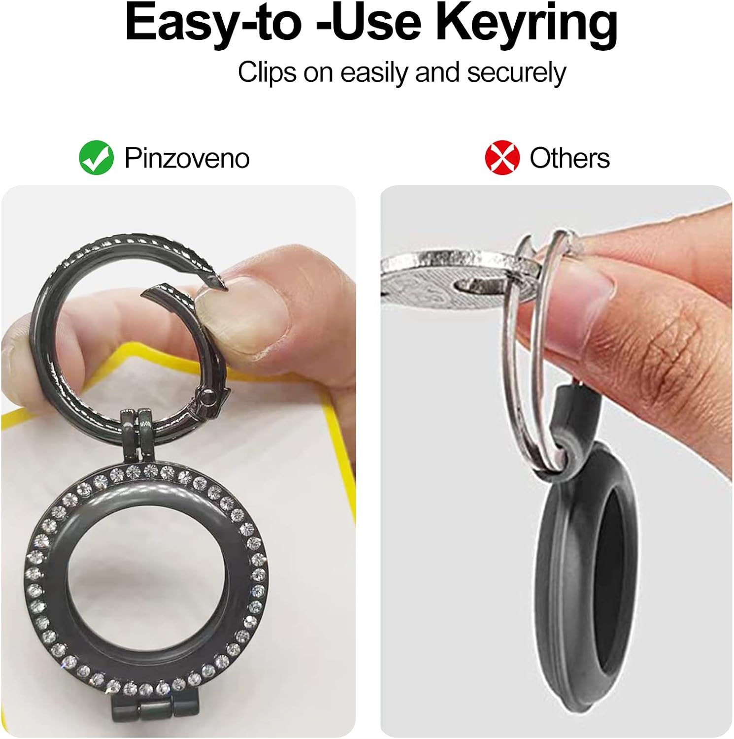 air tag holder metal airtags keychain ring air tag accessories item finder accessory for luggage kids pet cat dog collar silverblack