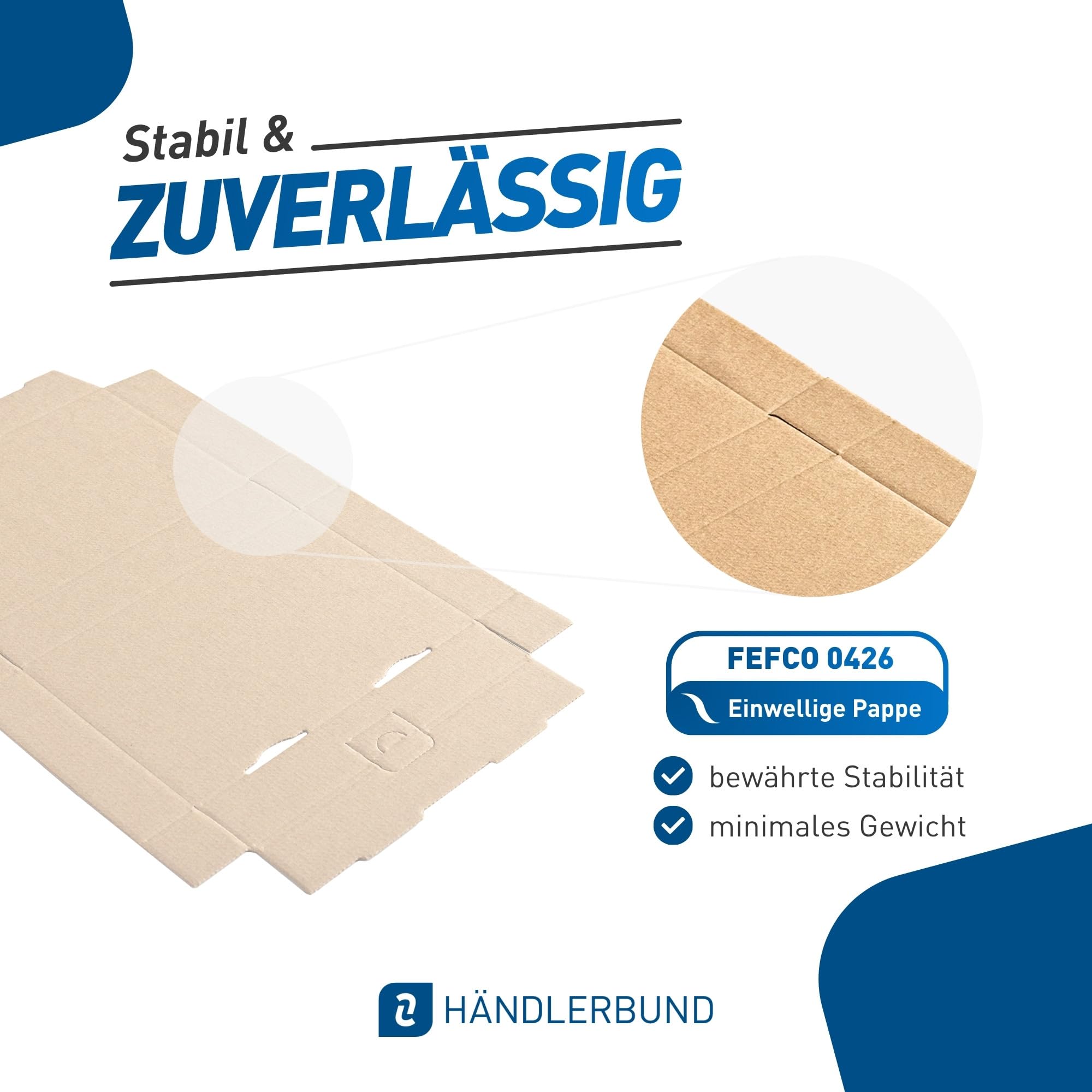 Maxibriefkarton braun 240 x 160 x 45 mm Faltkarton aus Wellpappe Versandkarton für kleine Sendungen bis 2 kg (200)