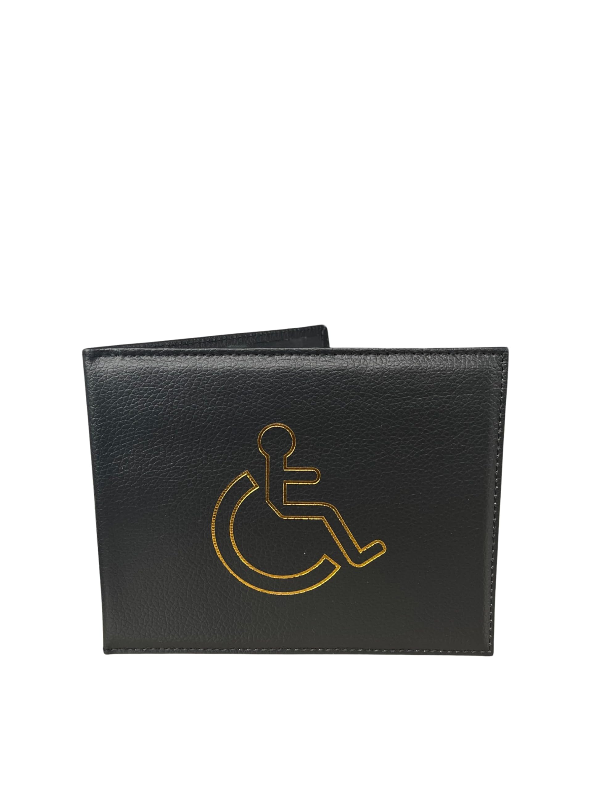 Disabled Blue Badge and Timer Holder Wallet Protector Disability Parking Permit Holder (Black)