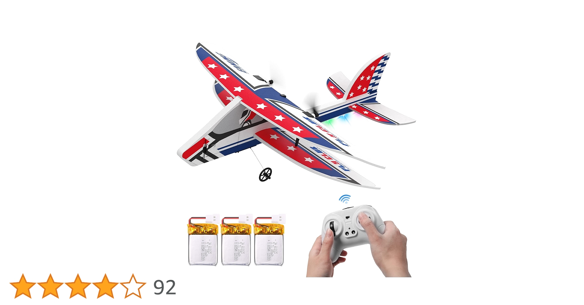 Amazon.co.jp: DEERC SQN-022 RC Airplane Glider, Fixed Wing