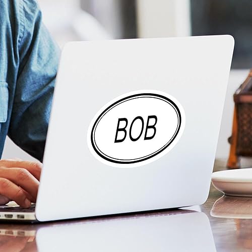 Miniatura 6 de CafePress Etiqueta engomada ovalada del parachoques del coche de Bob Oval de la