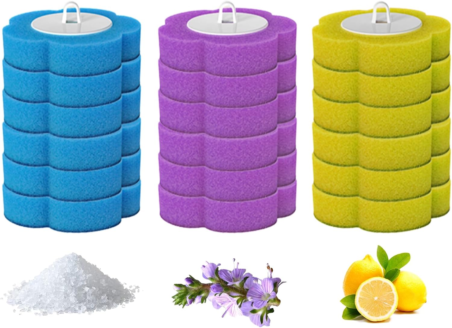 18PCS Disposable Toilet Brush Refills Toilet Brush Head Replacement