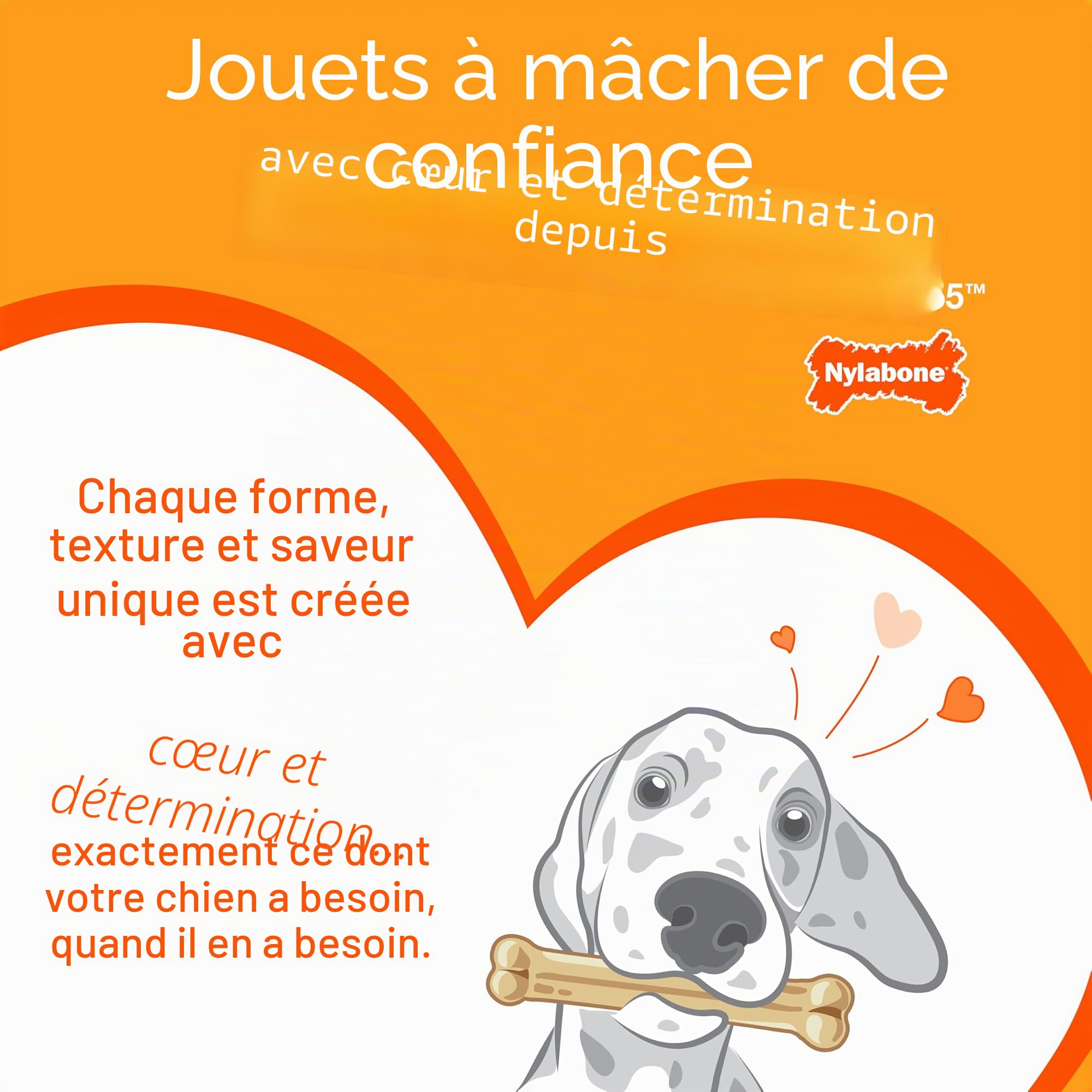 Nylabone Jouet à mâcher résistant Dura, arôme poulet - Jouet à mâcher pour chiens à mâchouillage extrême - XXL - Convient aux tout grande chiens pesant 23 kilos et plus