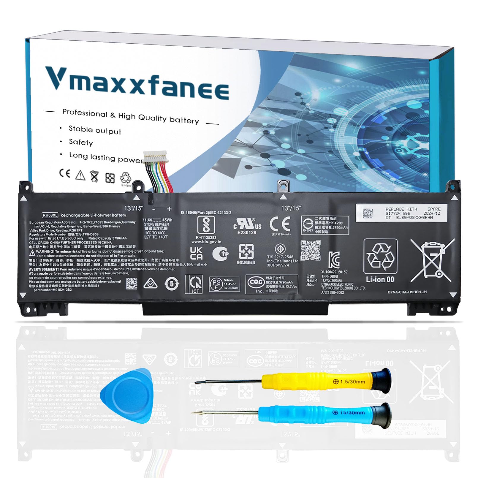 【バッテリー極上】HP ProBook｜Corei5｜高速SSD｜Win11 Amazon.com: Vmaxxfanee RH03XL M02027-005 Laptop Battery