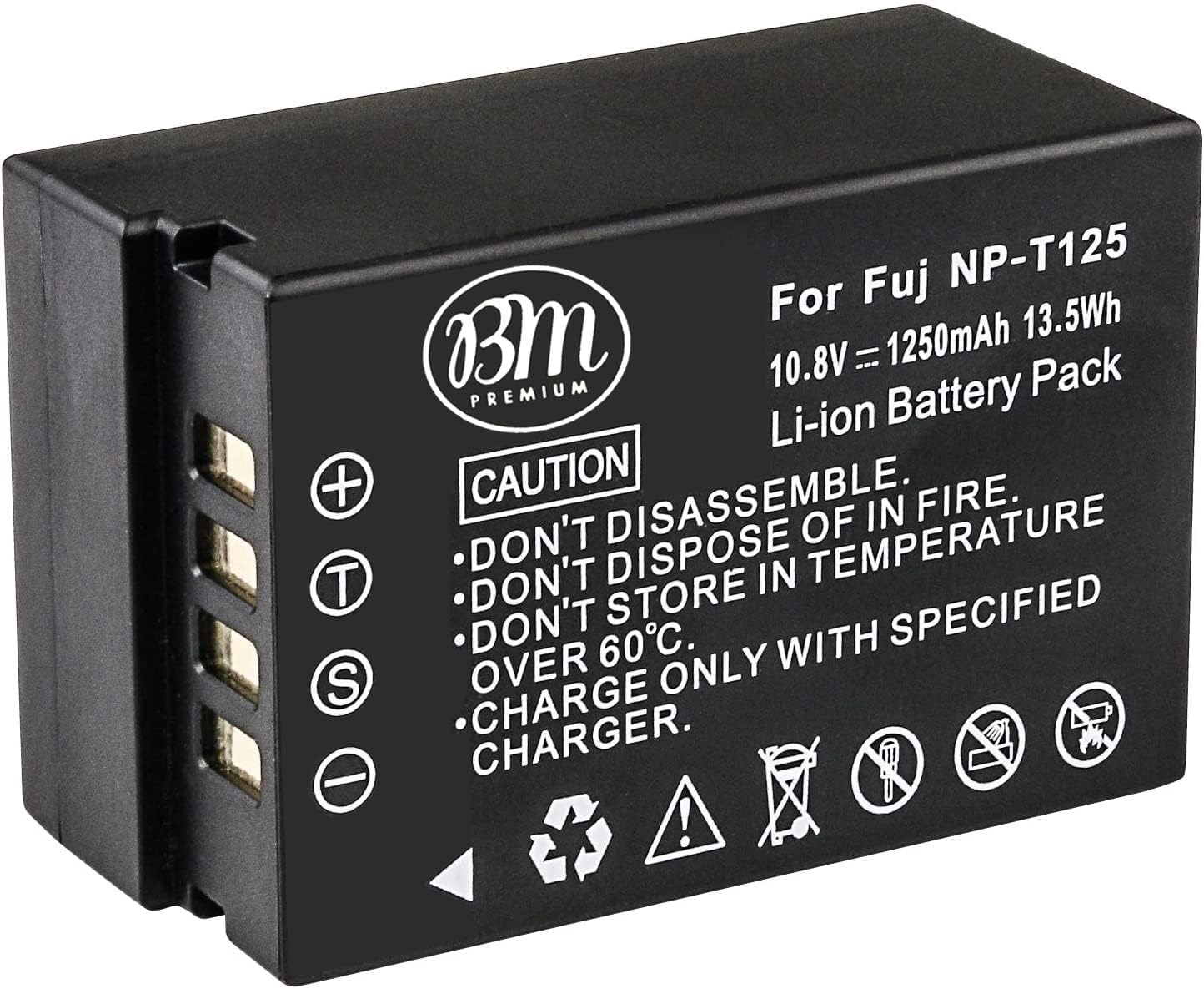 BM Premium Pack of NP-T125 Batteries and Dual Bay Martinique Ubuy