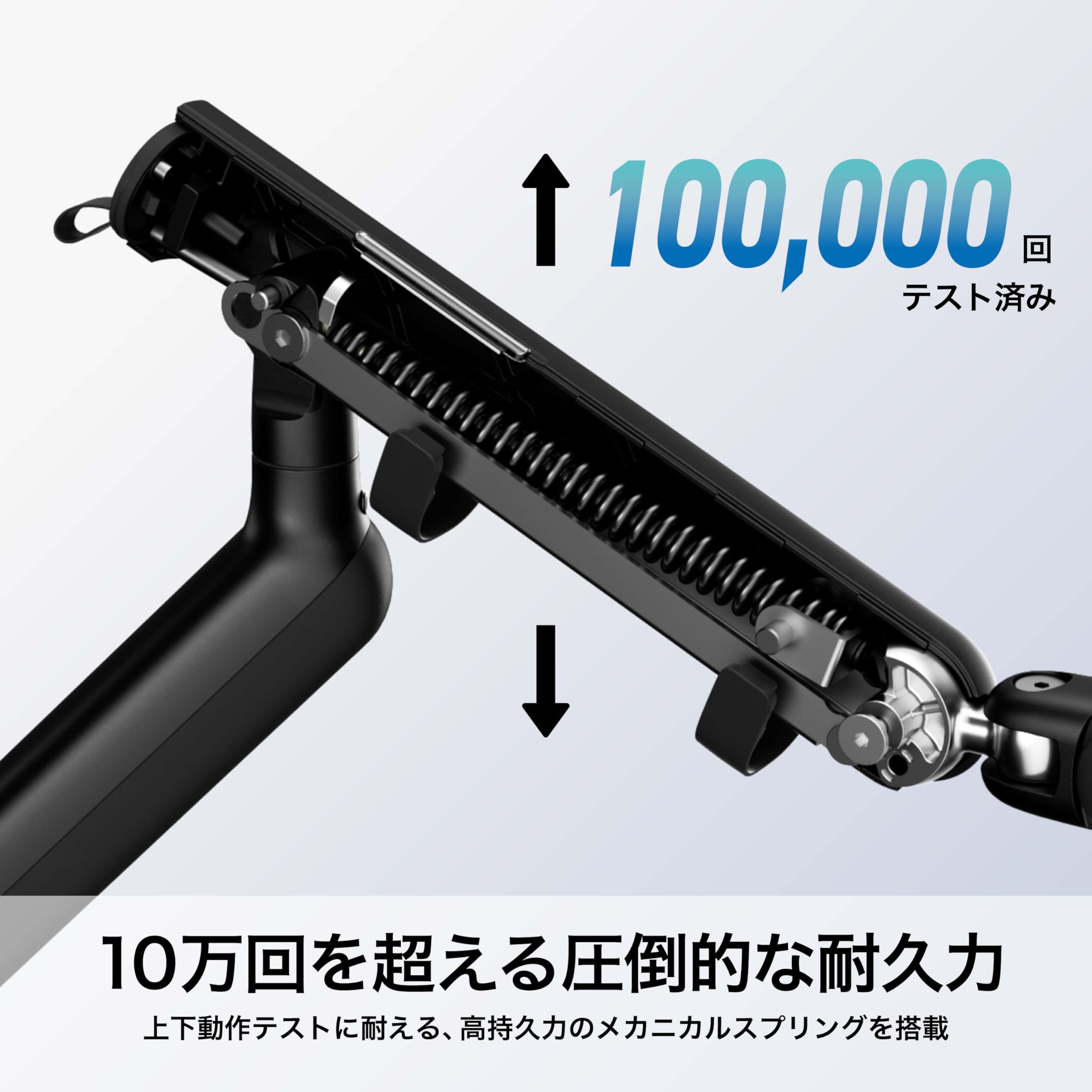 Amazon.co.jp: GRAPHT モニターアーム 【指一本で動く滑らかさ】黒