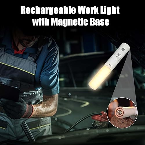 Miniatura 4 de Linterna de campamento al aire libre, 3 en 1, impermeable, linterna portátil con 5 modos, linterna recargable por USB para camping, senderismo,