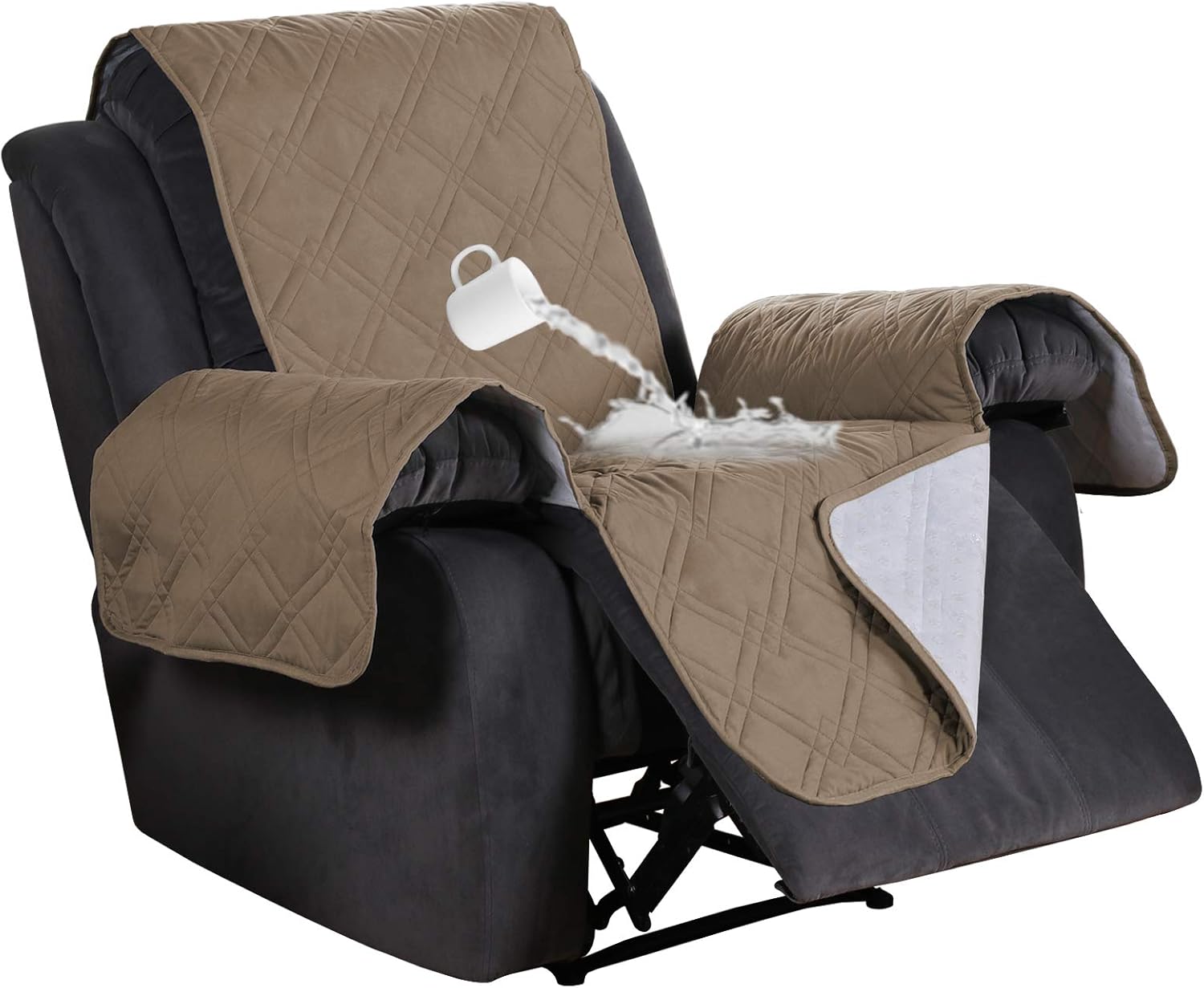 Amazoncom Furniture Sofa Covers For Oversized Recliner Quilted Amazoncom Furniture Sofa Covers For Oversized Recliner Quilted