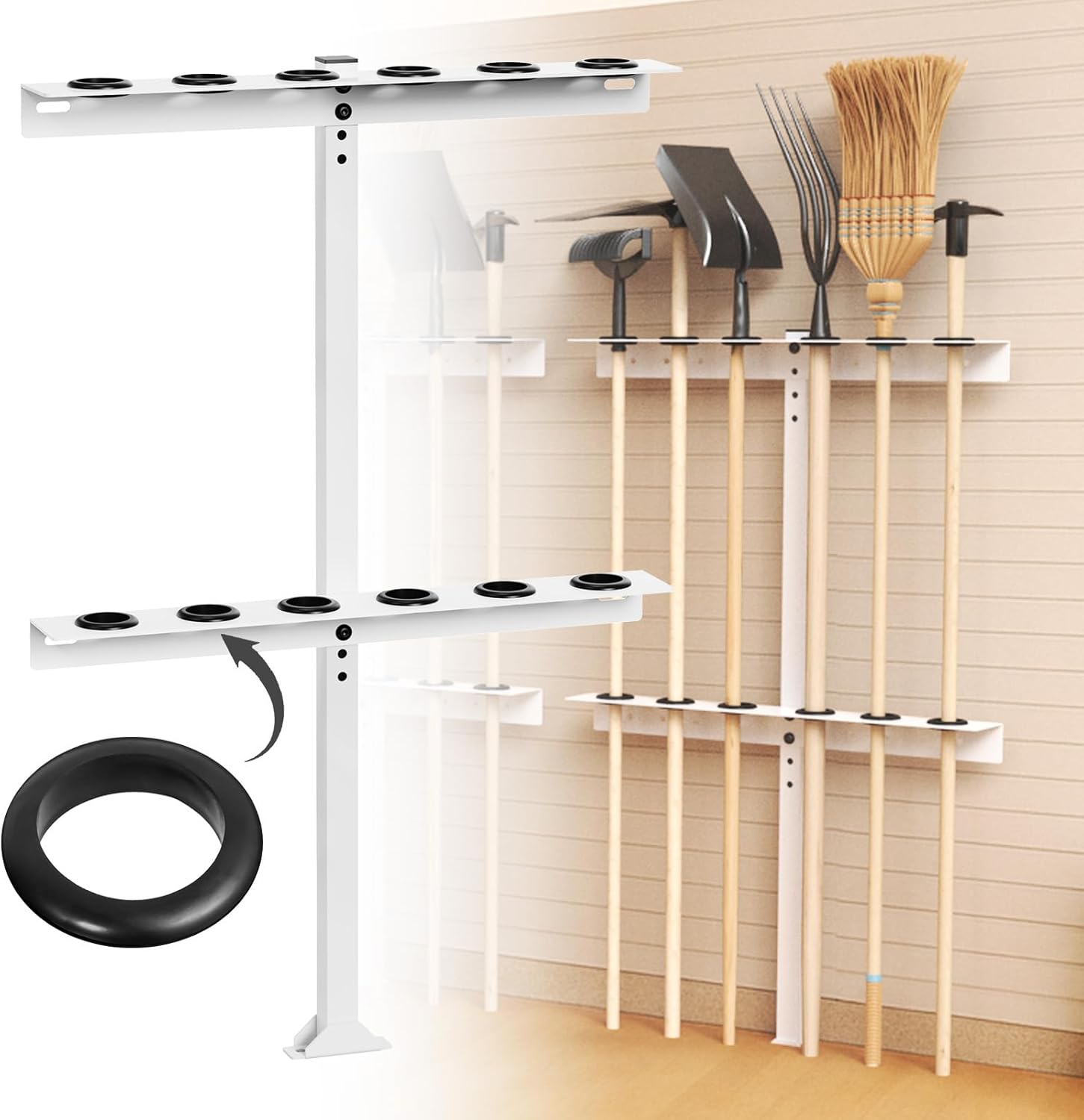 Amazon.com: Fumingpal Trailer Tool Rack Shovel Holder - Rake Holder for ...