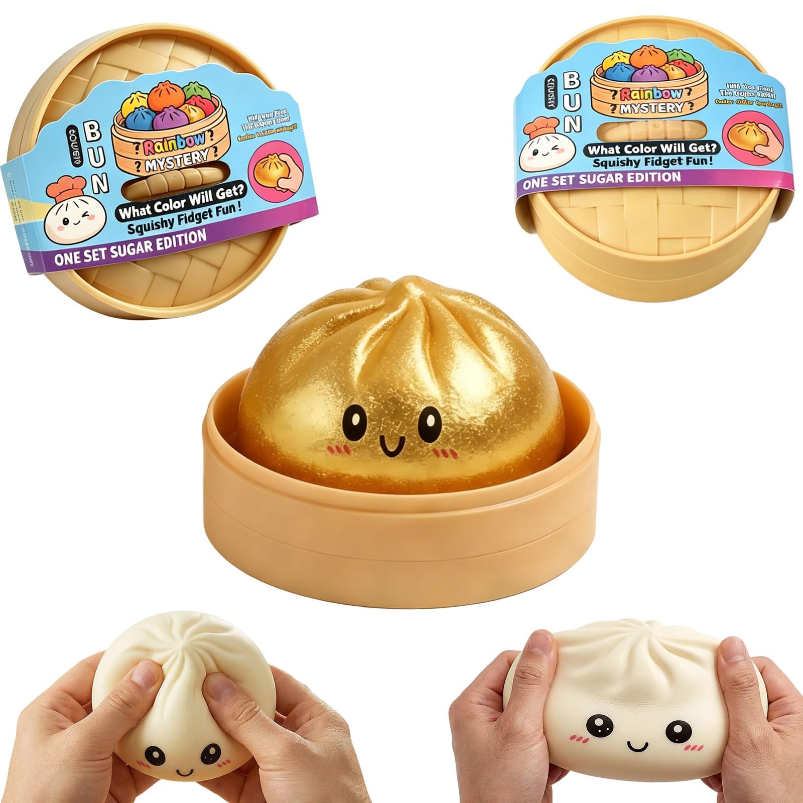 Amazon | Bornoon ミステリー餃子スクイーズボックス 肉まんスクイーズ