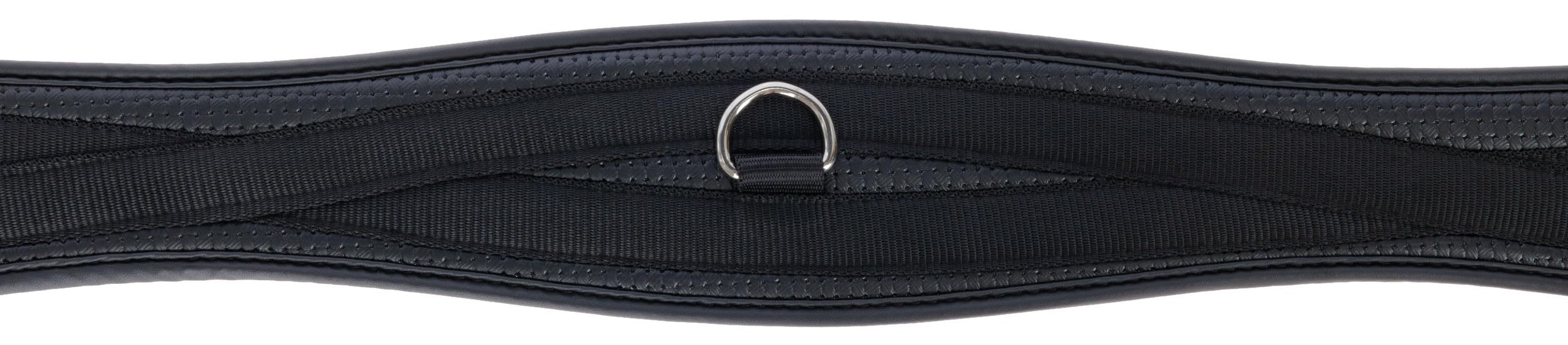 Kerbl 321058 Curved Saddlegirth - Black, 140 cm