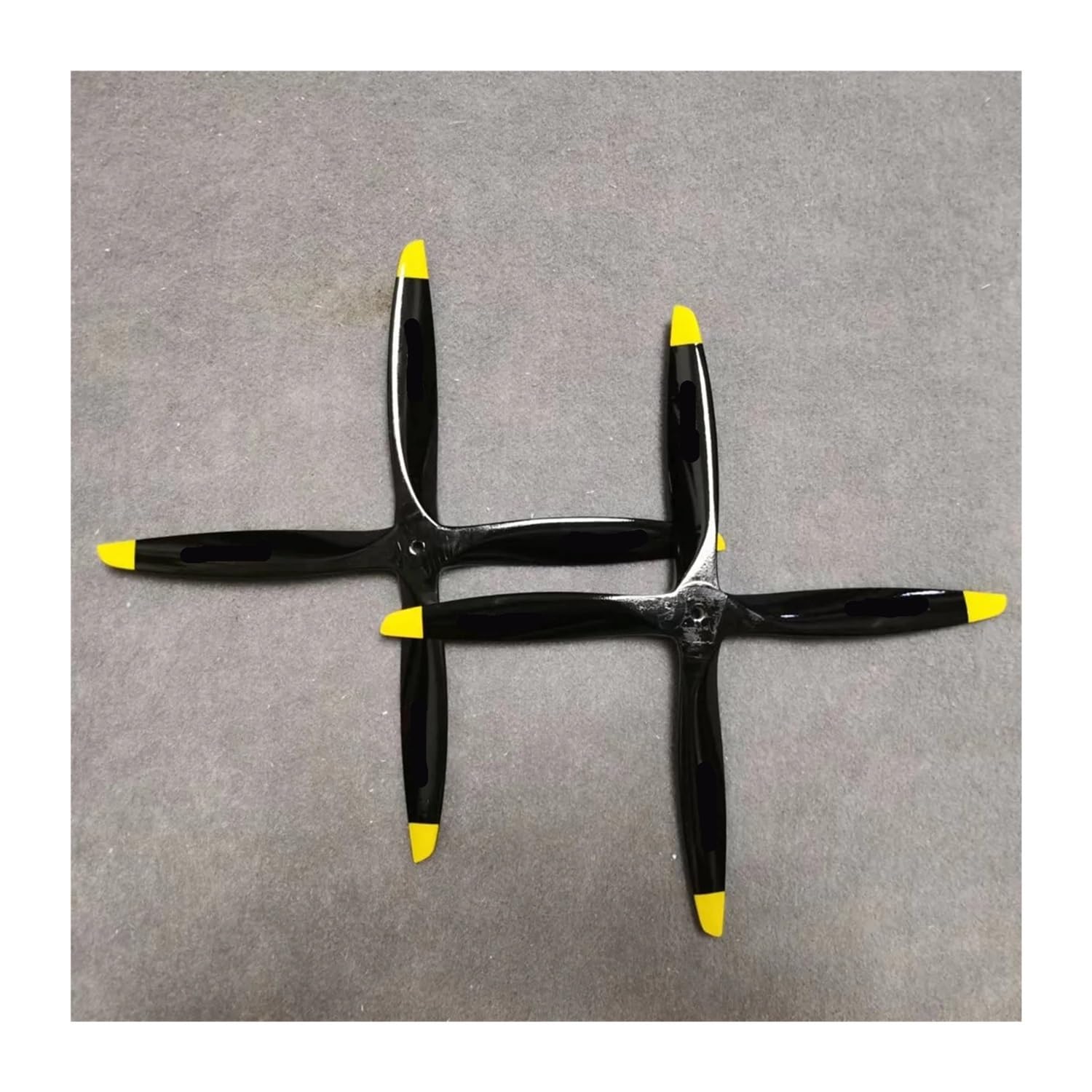 Apto for Modelo de avión RC, 1 Uds., 4 Palas, 20/21/22/23/24 Pulgadas, hélice de Madera hacia adelante (CCW) y Marcha atrás (CW)(22x10 CW Pull 1pcs)