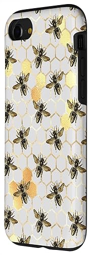 Vista 47 de iPhone XR Bumble Bee - Honeycomb Apicultor amarillo