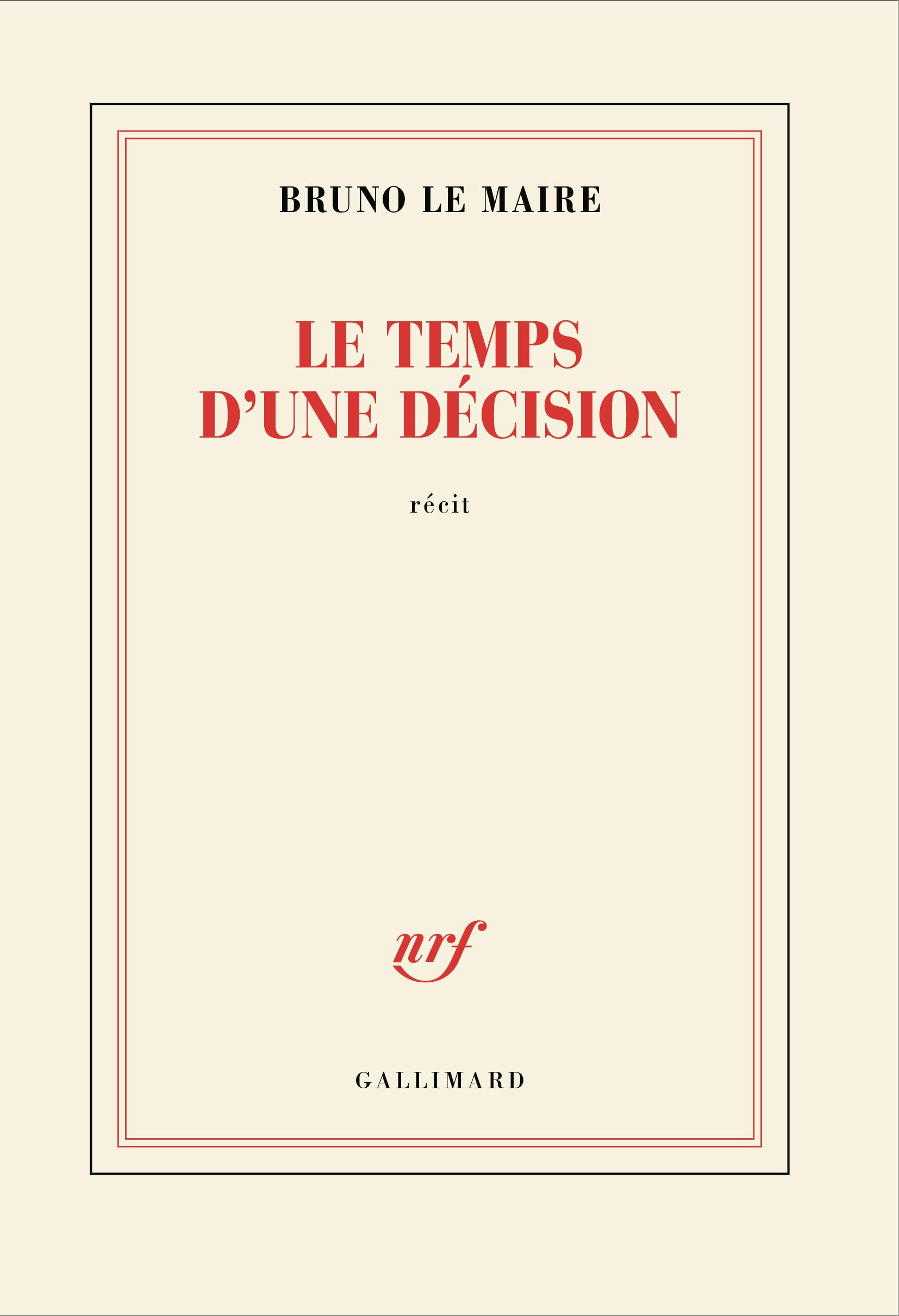 Le temps d'une décision