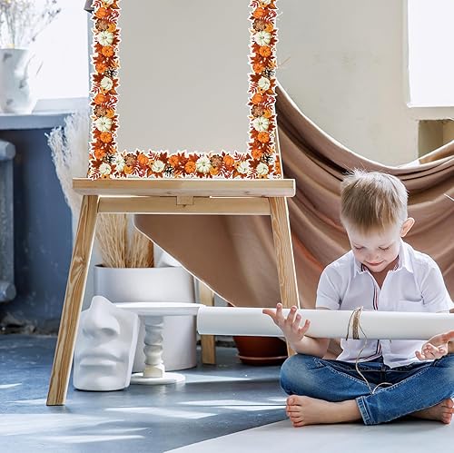 Miniatura 6 de Bordes de tablón de anuncios de otoño de 66 pies, borde de hojas de arce, calabaza, borde de hoja de arce, para el aula, para pizarrón, pizarra,