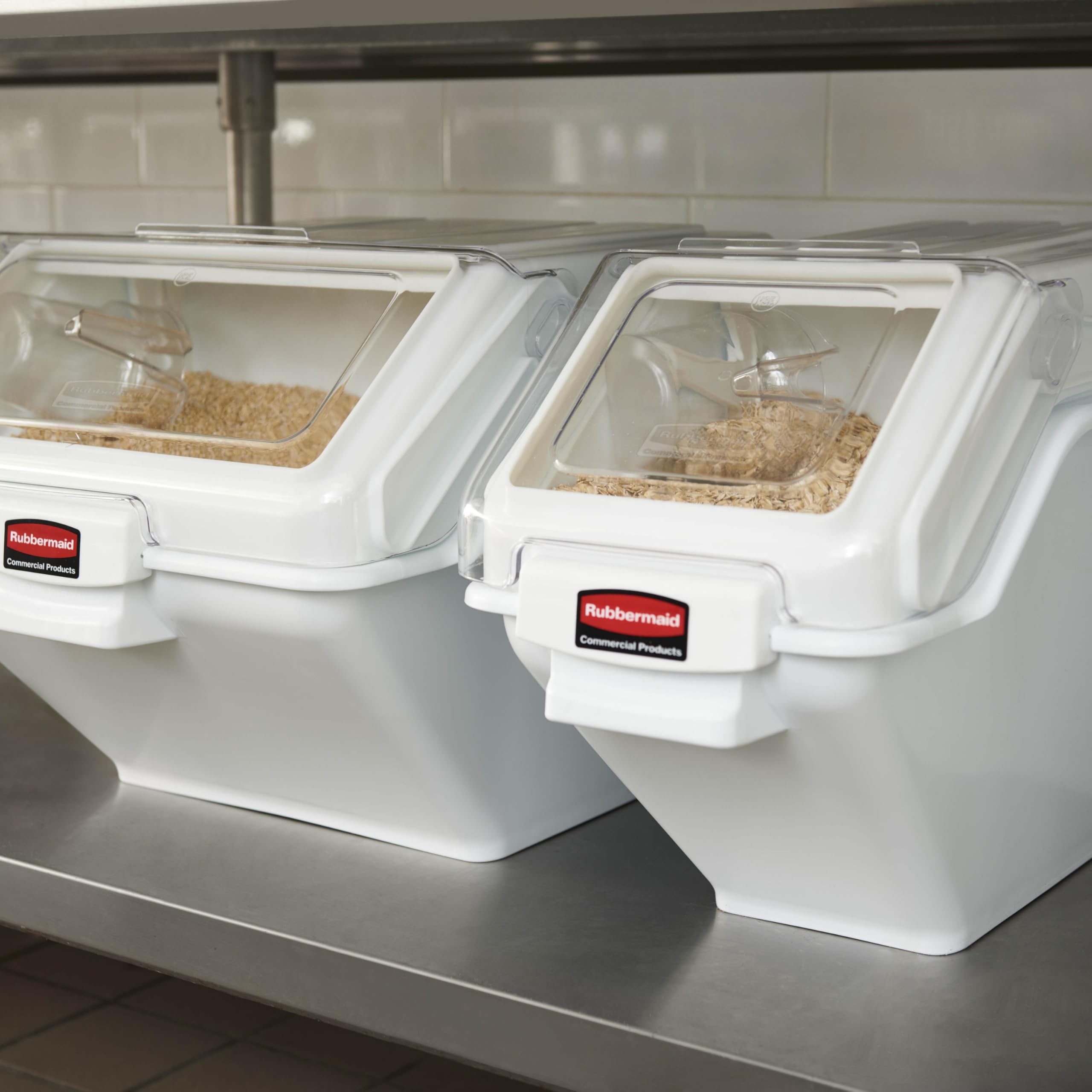 Rubbermaid Commercial Products 24L ProSave Safety Storage Bin - Midi White