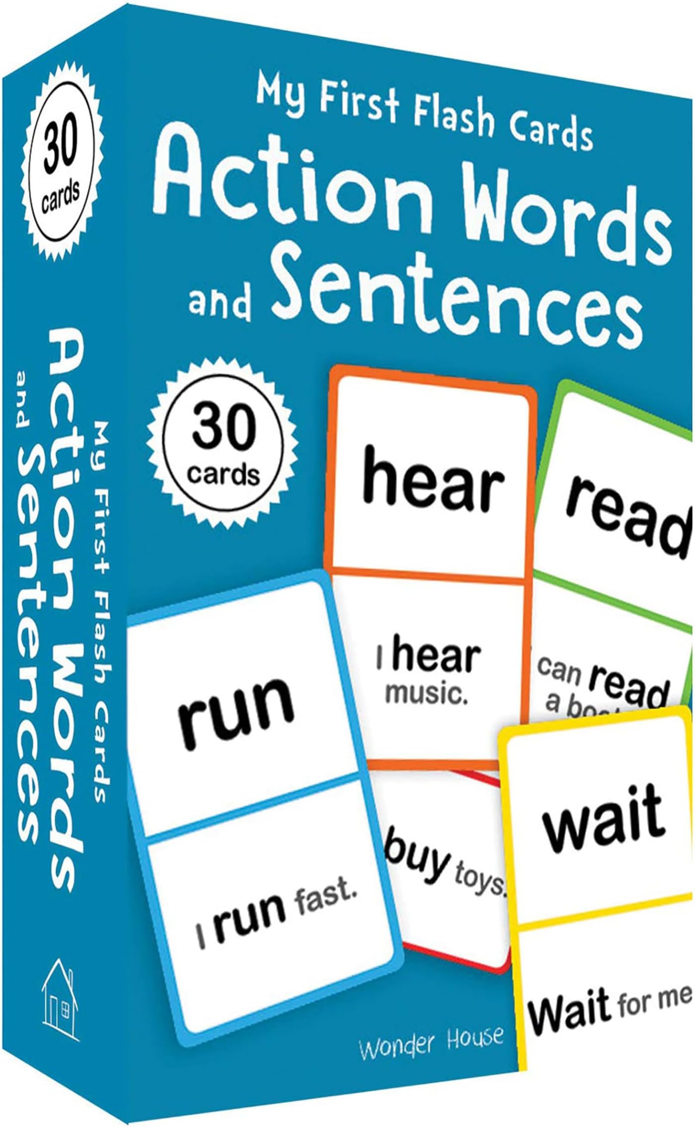 My First Flash Cards: Action Words and Sentences (Flash Cards For Children)