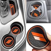 Vista 10 de Auprite Alfombrillas antipolvo para accesorios Dodge Challenger 2015 2016 2017 2018 2019 2020 2021 2022 2023, se adapta a la medida forros