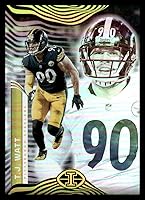 Vista 1 de 2022 Panini Illusions #85 T.J. Watt Pittsburgh Steelers NFL Football Trading Card