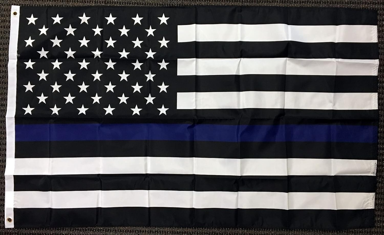 Amazon.com: 3x5 Thin Blue Line Police Lives Matter on American Flag USA ...