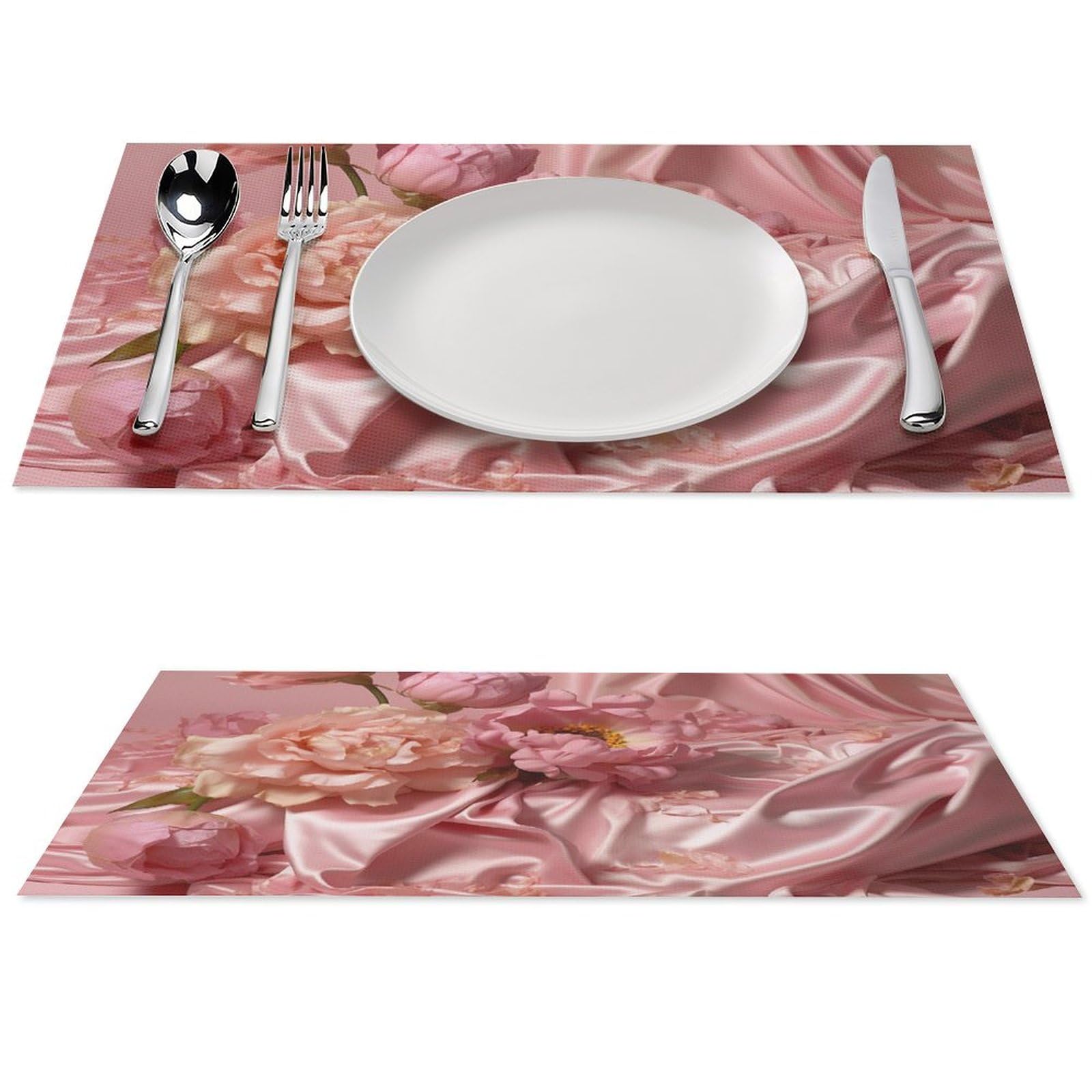 Set de table PVC lavable 30x45cm résistant à la chaleur napperon de cuisine antidérapant lot de 4