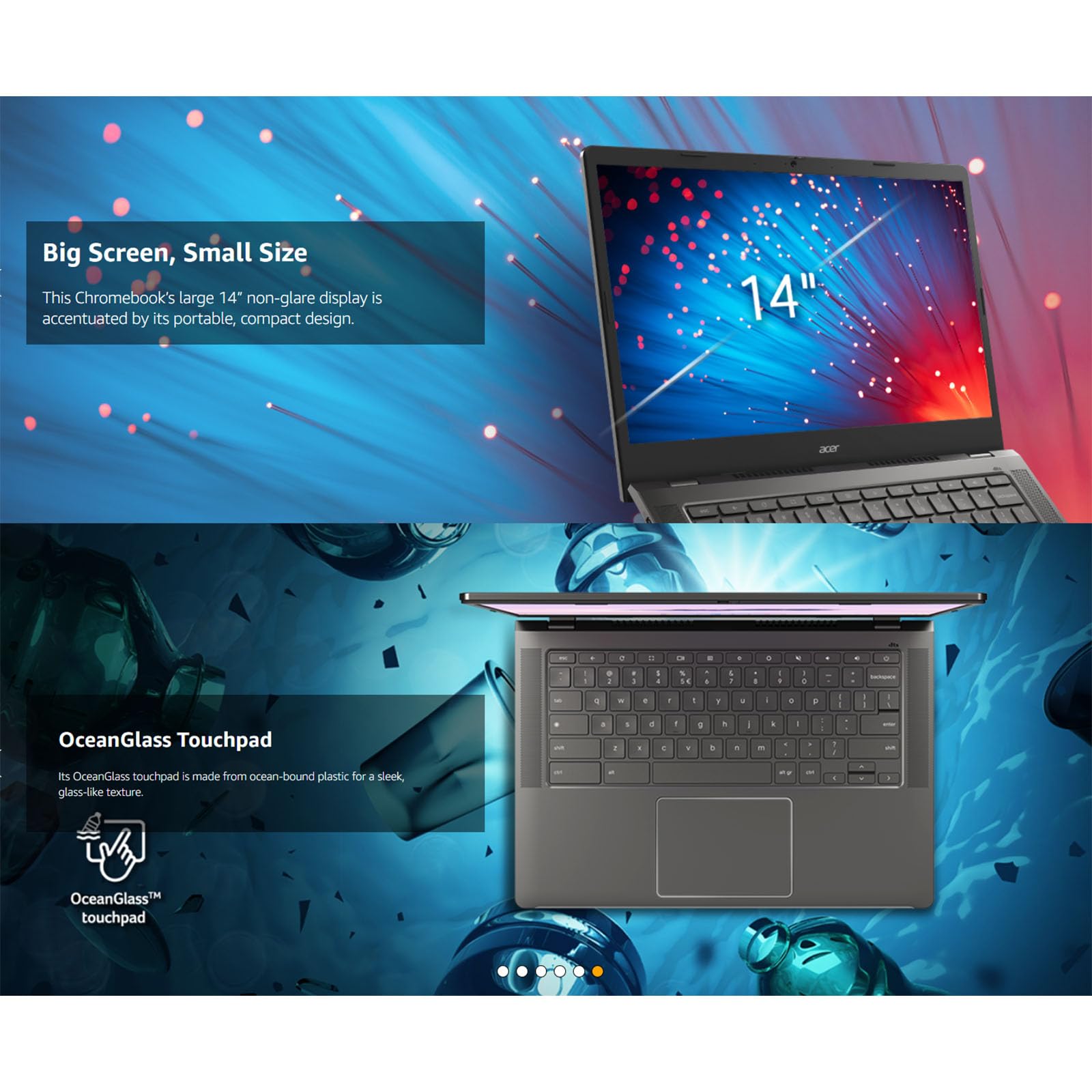 Amazon.co.jp: Acer Chromebook タッチスクリーン ノートパソコン 
