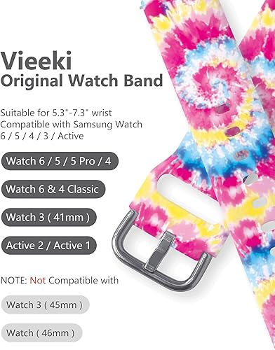 Miniatura 3 de Correas de reloj compatibles con Samsung Galaxy Watch de 1.575 pulgadas, 1.614 pulgadas, 1.654 pulgadas, 1.732 pulgadas, 1.772 pulgadas, correa de