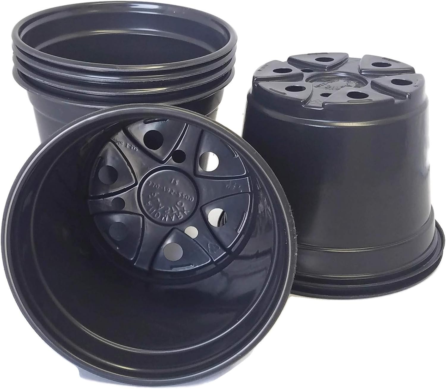 6" Diameter Plastic Nursery and Azalea Pot (100)