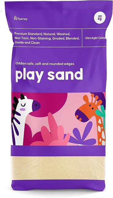 LEAP HORSE Children's Play Pit Sand 25L Bag, Ultra Light Colour, Safe for Kids, Pets & Aquarium, Washed, Graded & Clean Sand. NEXT DAY DELIVERY
